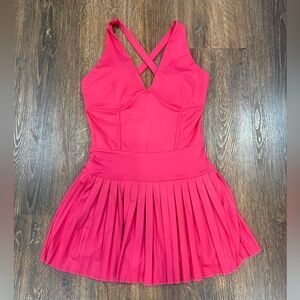 Gold Hinge Corset Top Athletic Dress